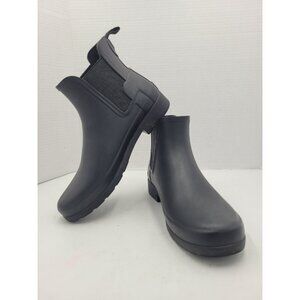 Hunter Ladies' Size 8 39 Original Chelsea Rain Boot, Black, Good Preowned Cond't